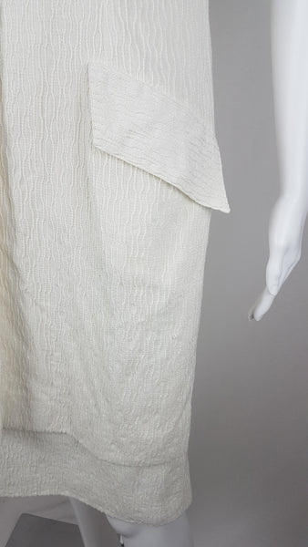 Vintage 70's White Christian Dior Separables Dress