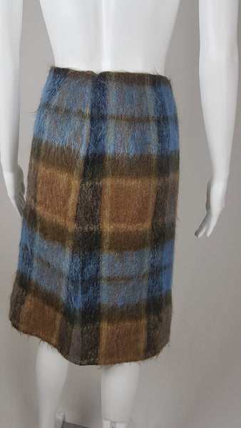 Vintage 70's Andrew Stewart Mohair & Wool Skirt