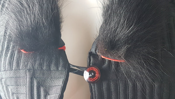 Unique Brocade and Fur Bolero Crop Jacket