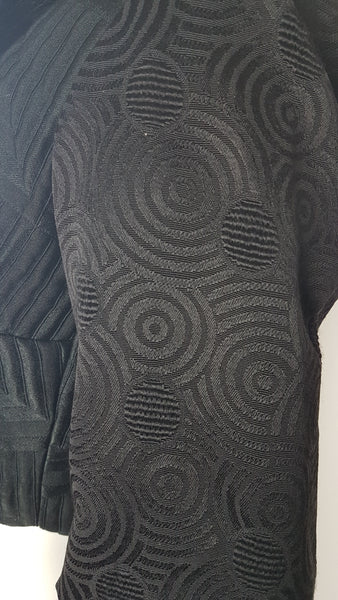 Unique Brocade and Fur Bolero Crop Jacket