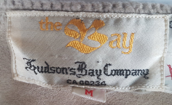 Vintage 70's | Hudson Bay Company | Suede Boho Tunic Hippie Vest | Vintage 1970's Chic Crochet Vest