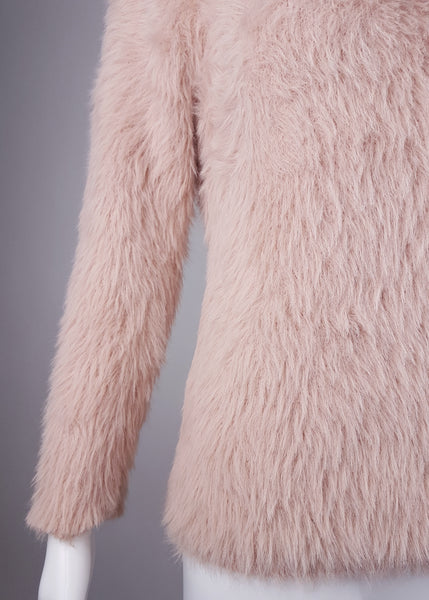 Molly Bracken | Pale Pink Fluffy Sweater