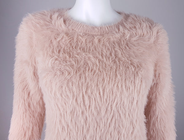 Molly Bracken | Pale Pink Fluffy Sweater