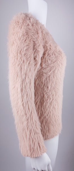 Molly Bracken | Pale Pink Fluffy Sweater