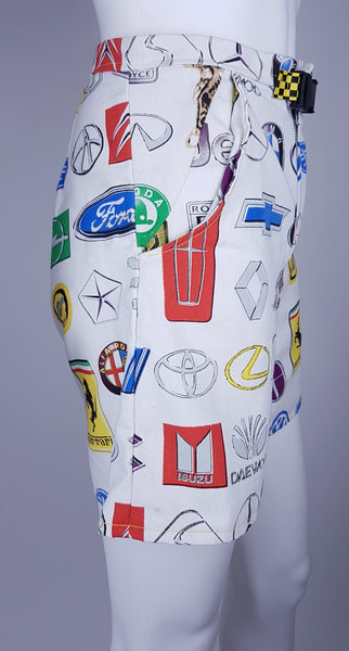 Profanity by LillzKillz Gearhead Motor Logo Shorts