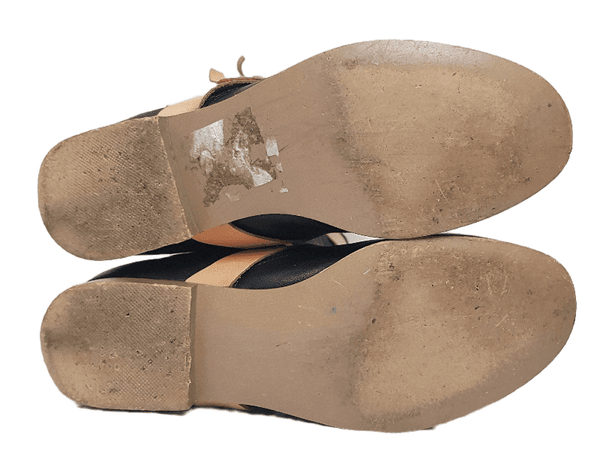 Replica Iconic Vivienne Westwood Pirate Boots in Black & Tan.