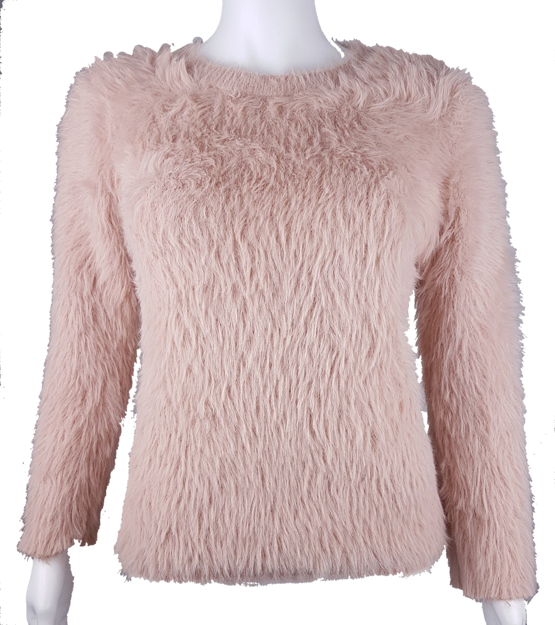 Molly Bracken | Pale Pink Fluffy Sweater