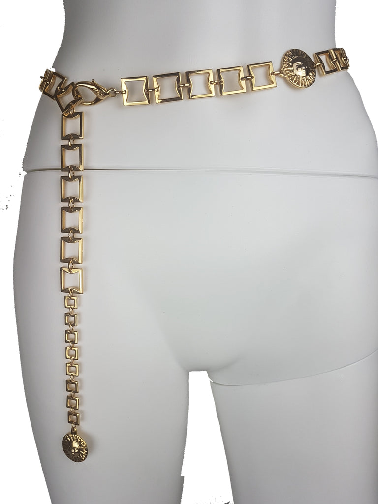 Vintage 90's Authentic Versace Profumi Sun God Medallion