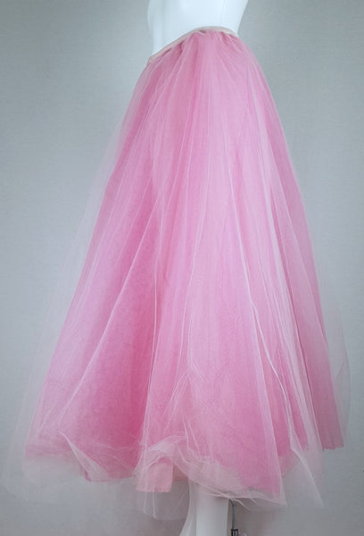Vintage 90's | Ralph Lauren Pink Tulle Skirt