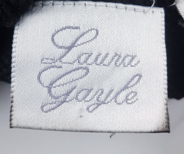 Laura Gayle woven label inside the vintage Halloween sweater vest