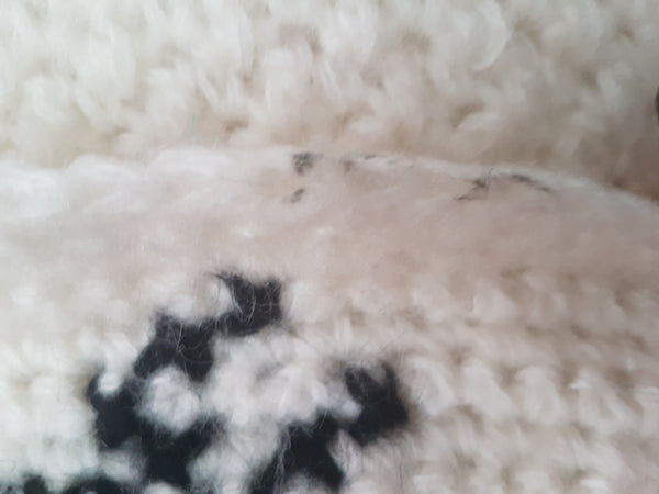 Vintage 1990's Leroy Knitwear Cream Deer Cardigan Sweater 